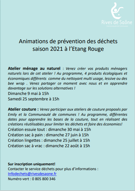 Programme Animation déchets