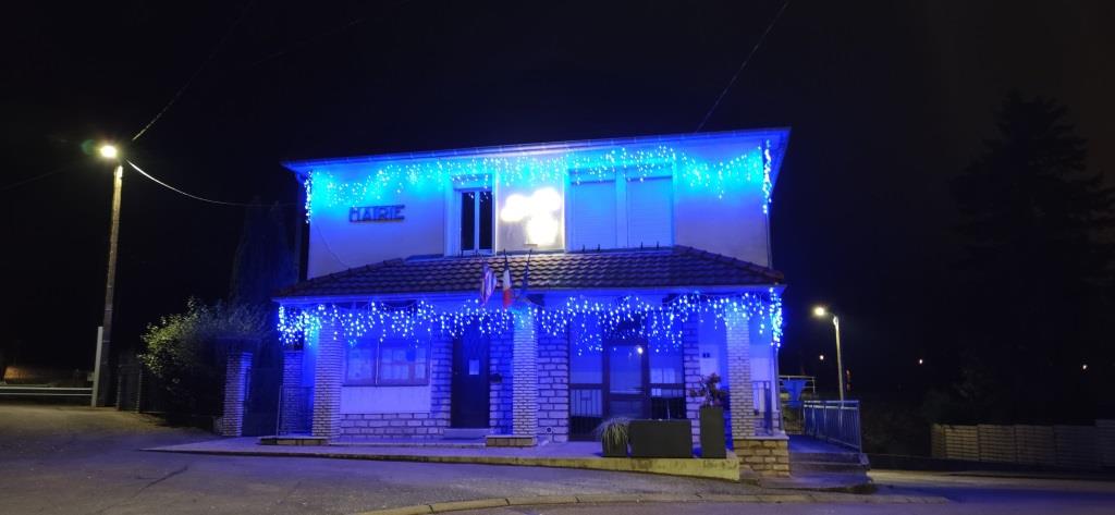 illumination de la Mairie