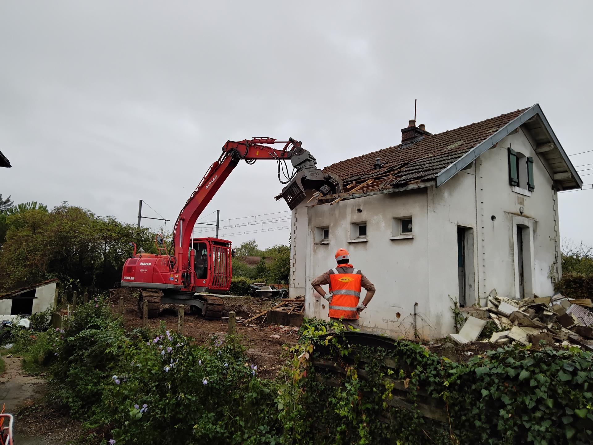 Démolition Maison SNCF